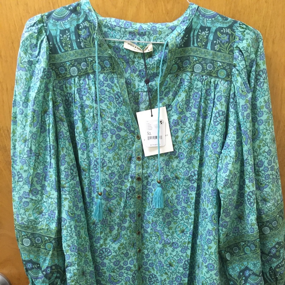 Spell &The Gypsy Collective Sundown blouse xl